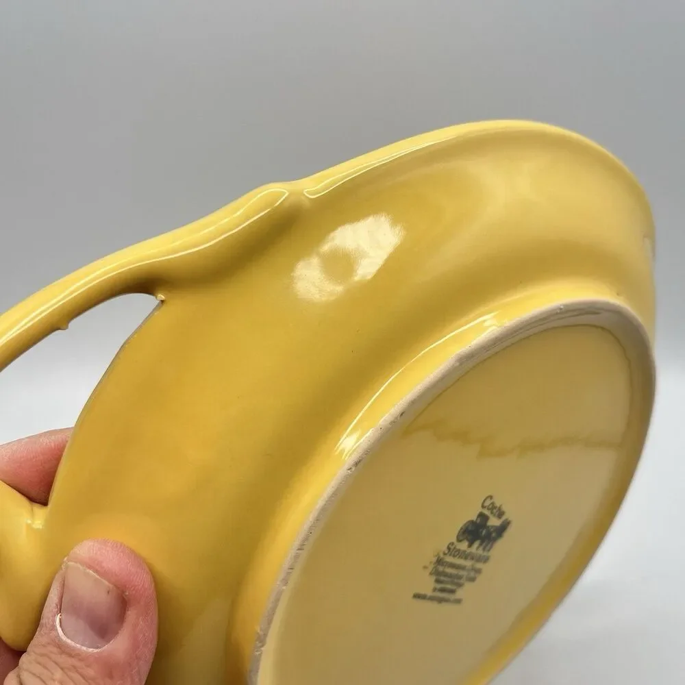 Coche Stoneware Plate - Yellow